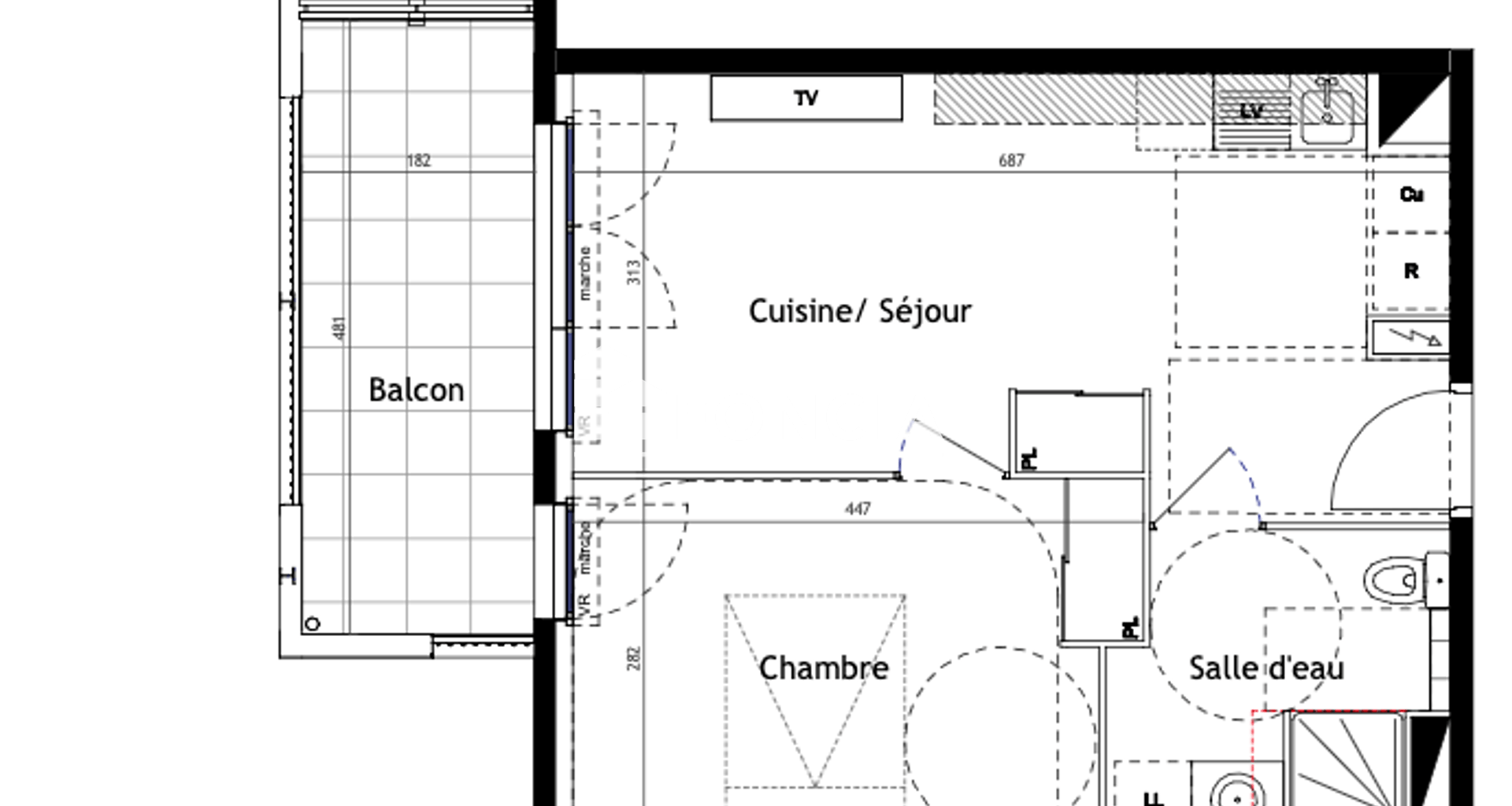 Appartement 2 pièces (39.5 m²) à louer - Nîmes (30000)