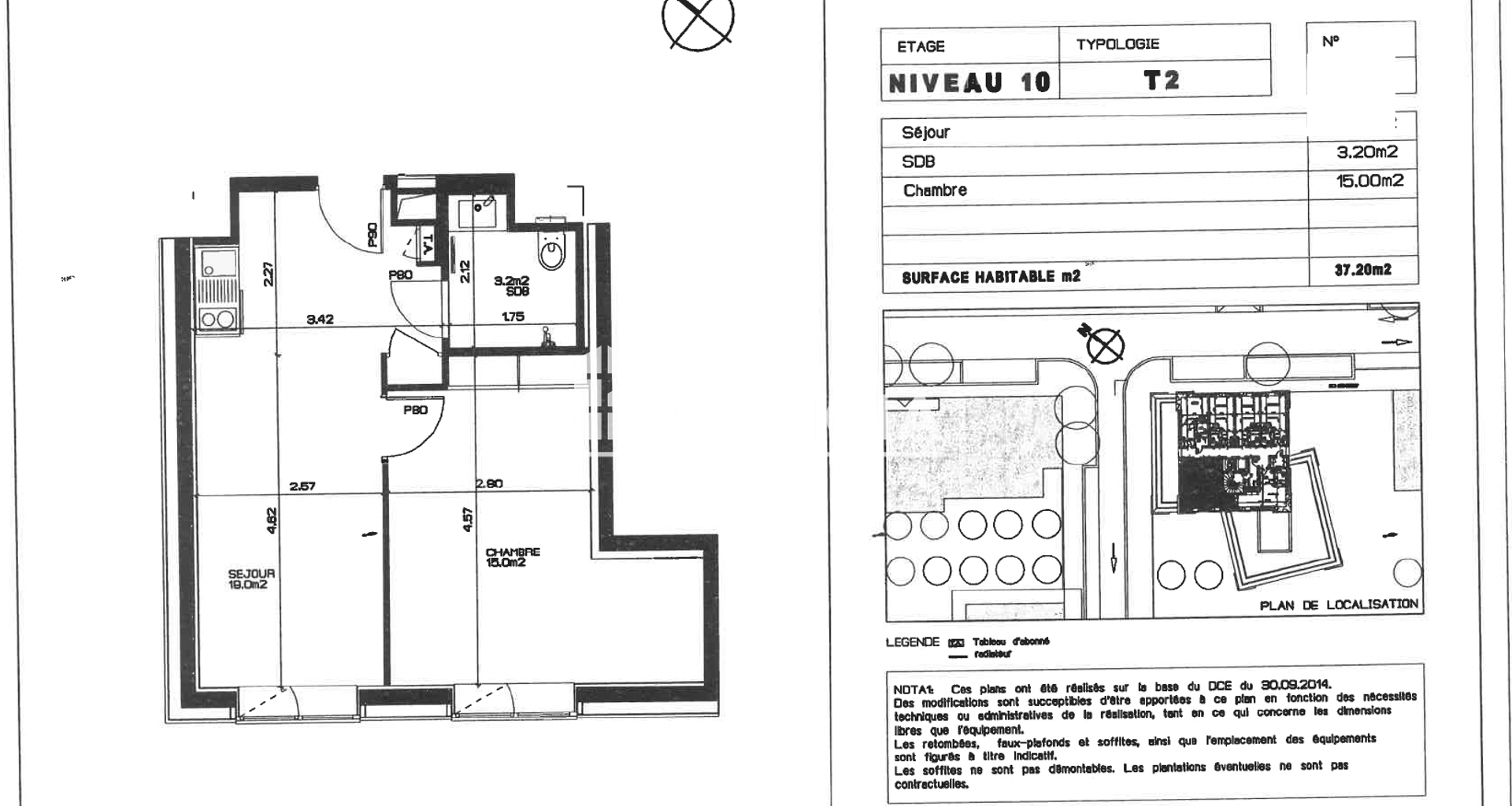 Studio (37.27 m²) à vendre - Grenoble (38000)