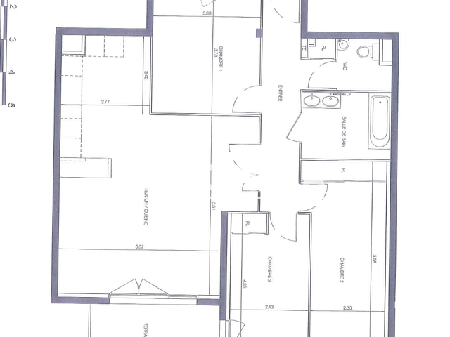 Appartement 4 pièces (91.99 m²) à louer - Marseille 5ᵉ (13005)