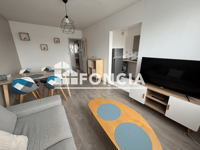 Appartement meublé 2 pièces (40.59 m²) à louer - Vandoeuvre-les-nancy (54500)