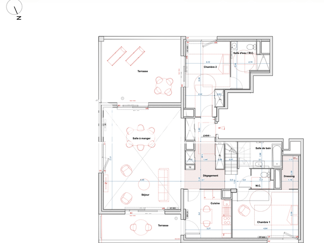 Appartement 5 pièces (160.2 m²) à louer - Bordeaux (33100)