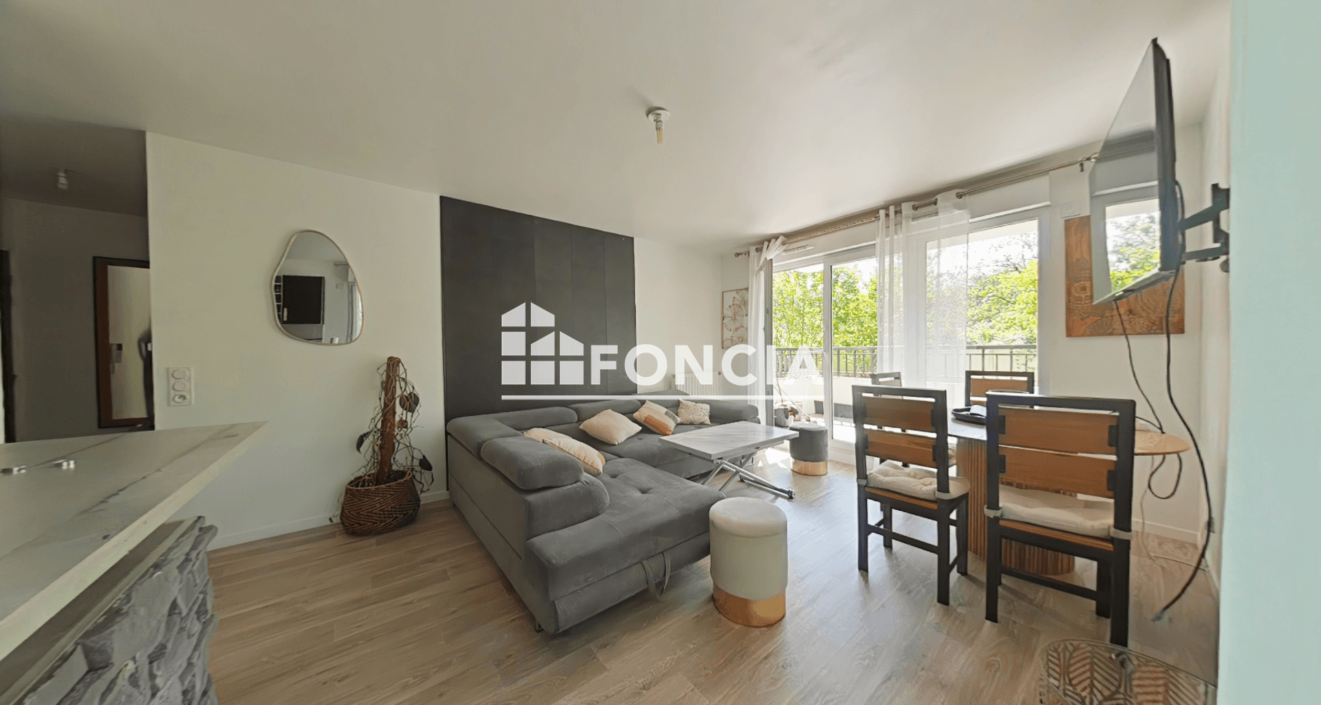 Appartement meublé 3 pièces (58.87 m²) à louer - Vaujours (93410)