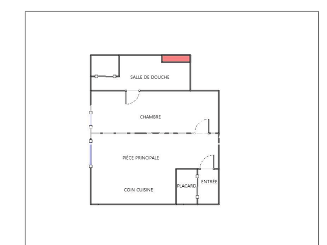 Appartement 2 pièces (32.67 m²) à louer - Rouen (76000)