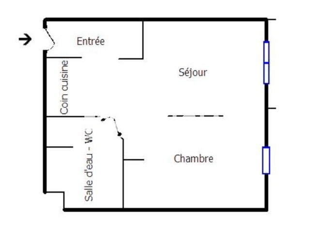 Appartement 2 pièces (30.35 m²) à louer - Rouffiac Tolosan (31180)