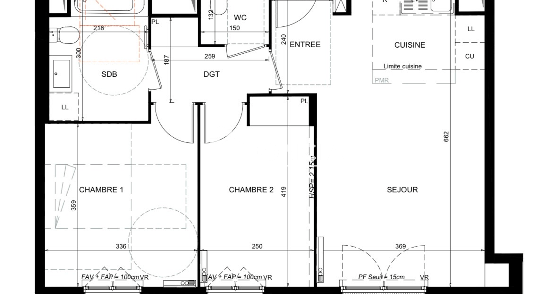 Appartement 3 pièces (61.5 m²) à vendre - Argenteuil (95100)