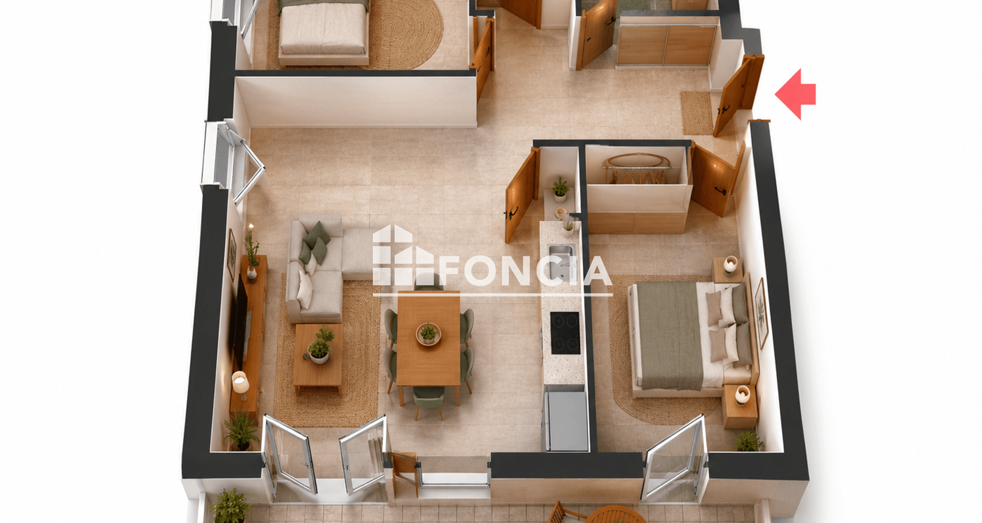 Appartement 3 pièces (65.7 m²) à vendre - Argelès-sur-mer (66700)