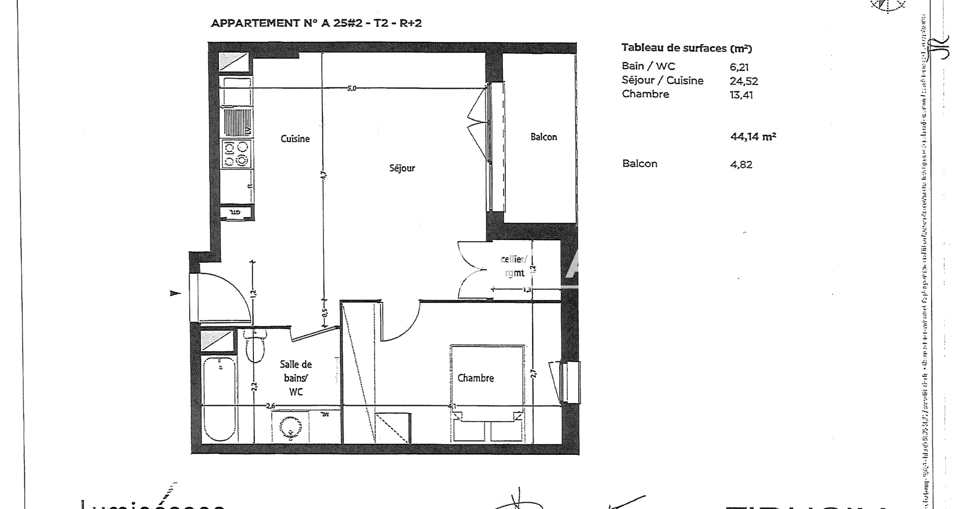 Appartement 2 pièces (44.14 m²) à louer - Lens (62300)