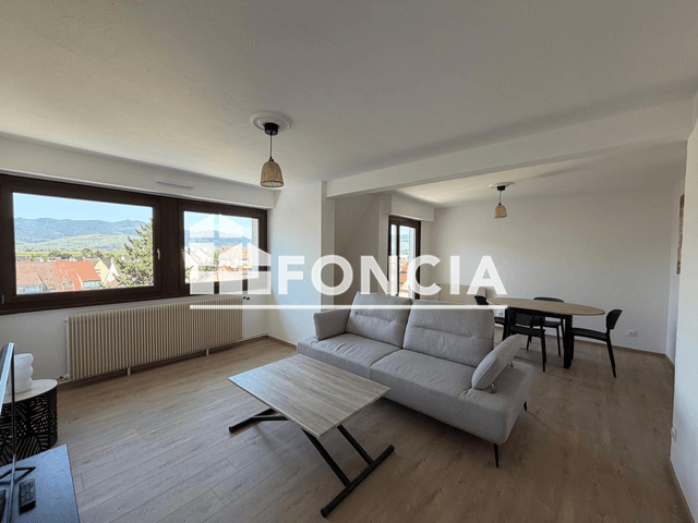 Appartement meublé 4 pièces (85.44 m²) à louer - Colmar (68000)