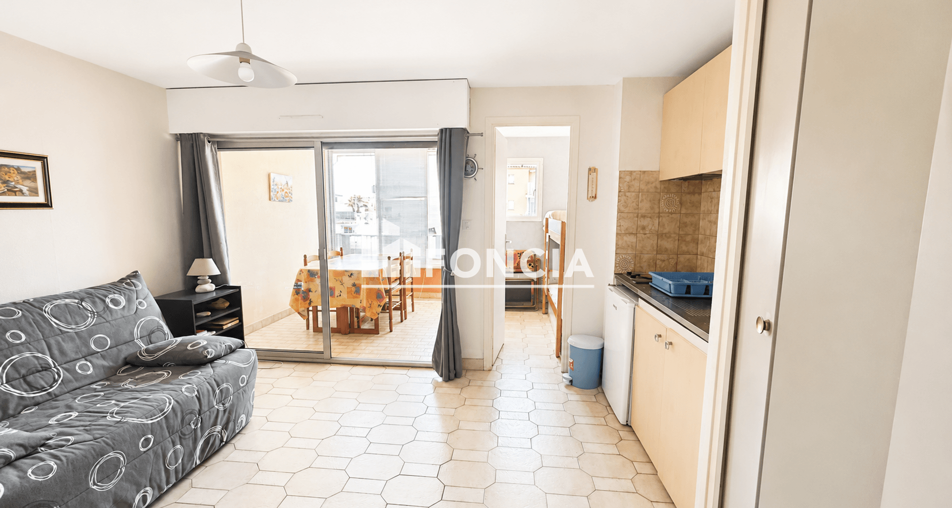 Appartement 2 pièces (23.22 m²) à vendre - Le Cap D'agde (34300)