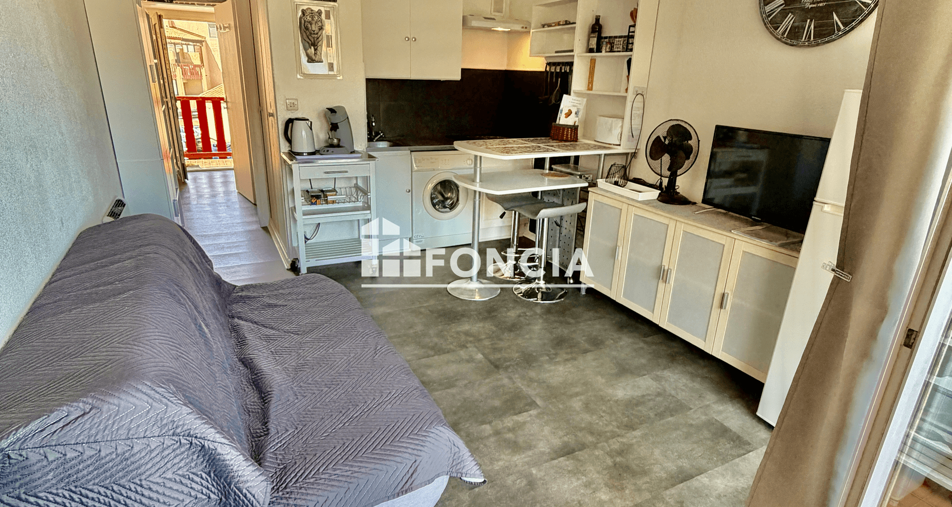 Appartement 2 pièces (23.72 m²) à vendre - Le Barcarès (66420)
