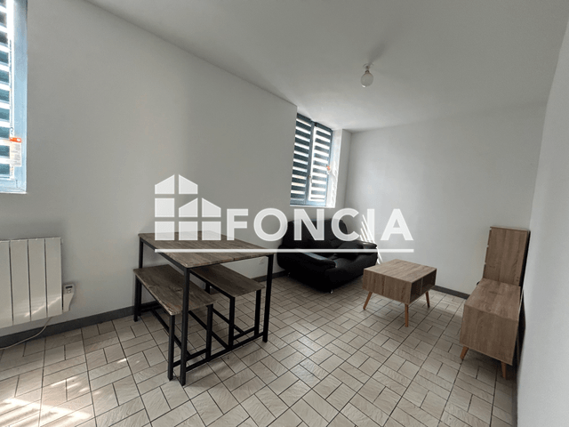 Appartement meublé 2 pièces (25.92 m²) à louer - Lens (62300)