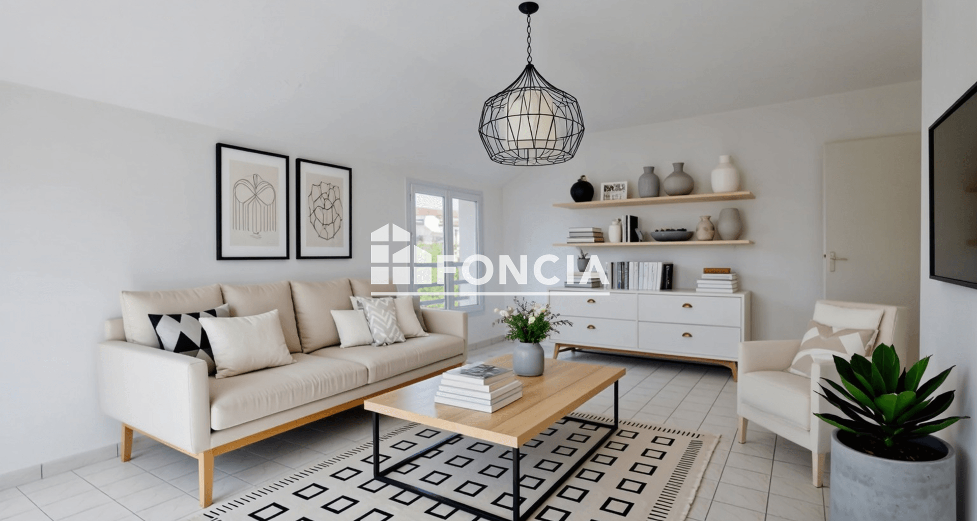 Appartement 3 pièces (63 m²) à vendre - Bussy-saint-georges (77600)