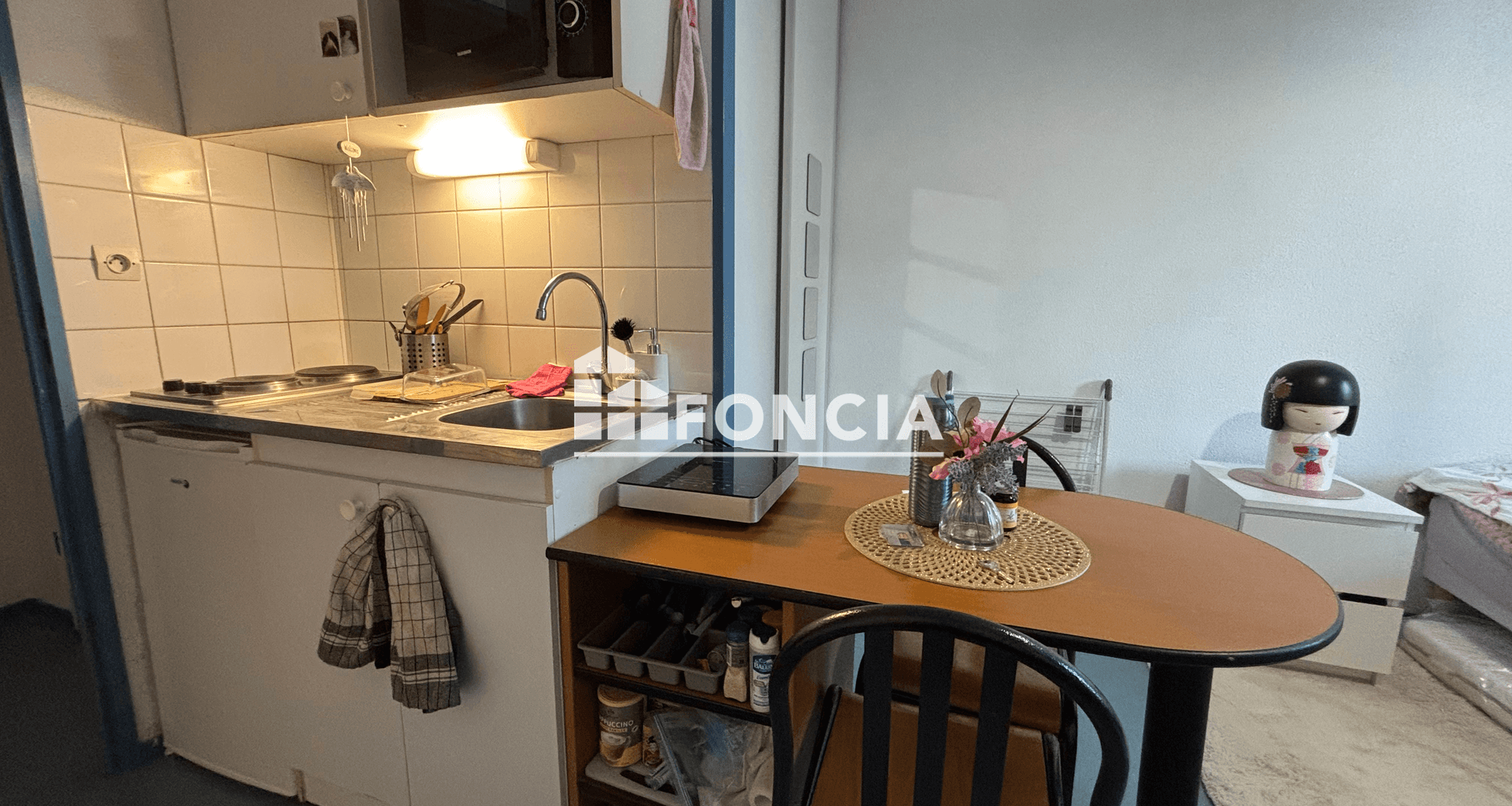 Studio meublé (20.06 m²) à louer - Villeurbanne (69100)