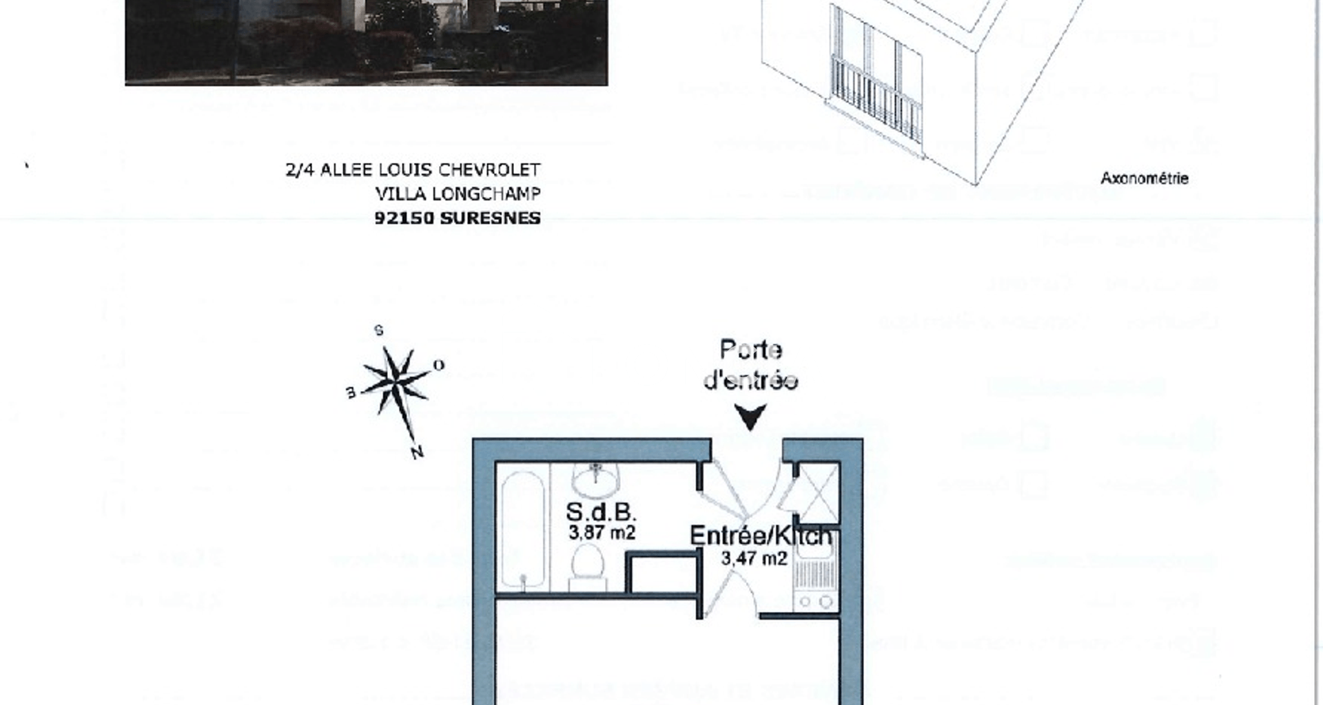 Studio (22 m²) à louer - Suresnes (92150)