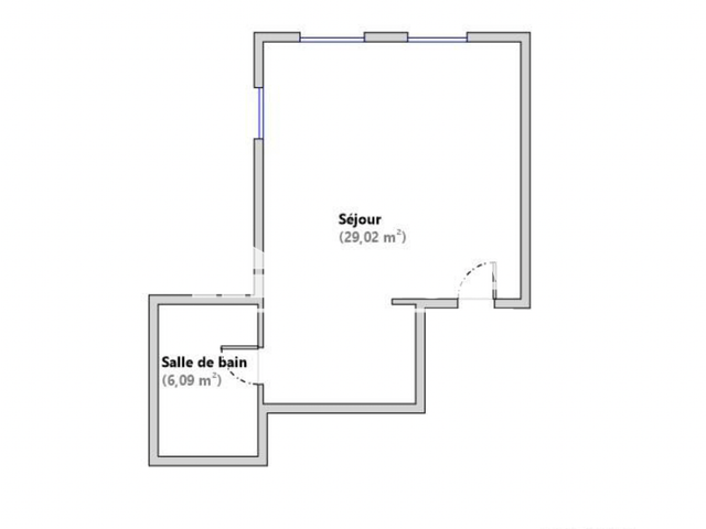 Studio (35.11 m²) à louer - Tourcoing (59200)
