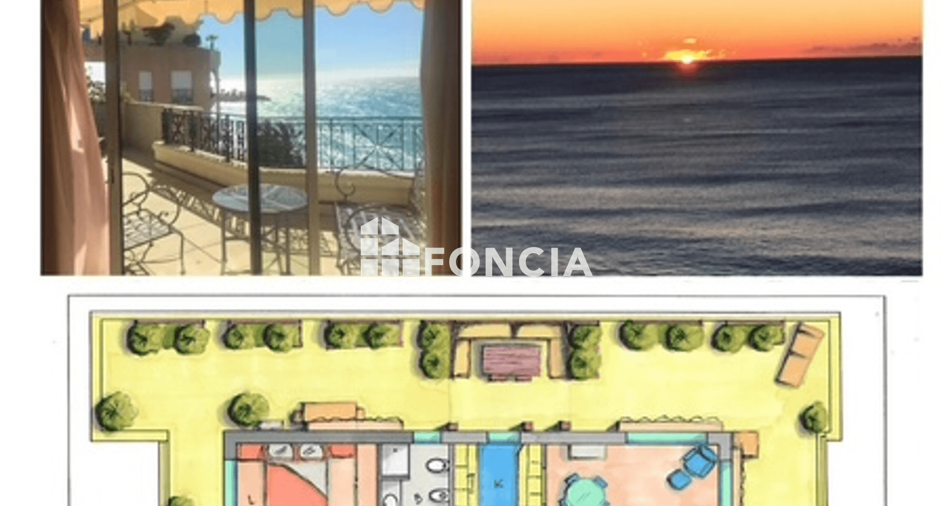 Appartement 3 pièces (68.47 m²) à vendre - Menton (06500)
