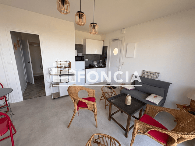 Appartement meublé 2 pièces (35 m²) à louer - Saint Georges De Didonne (17110)