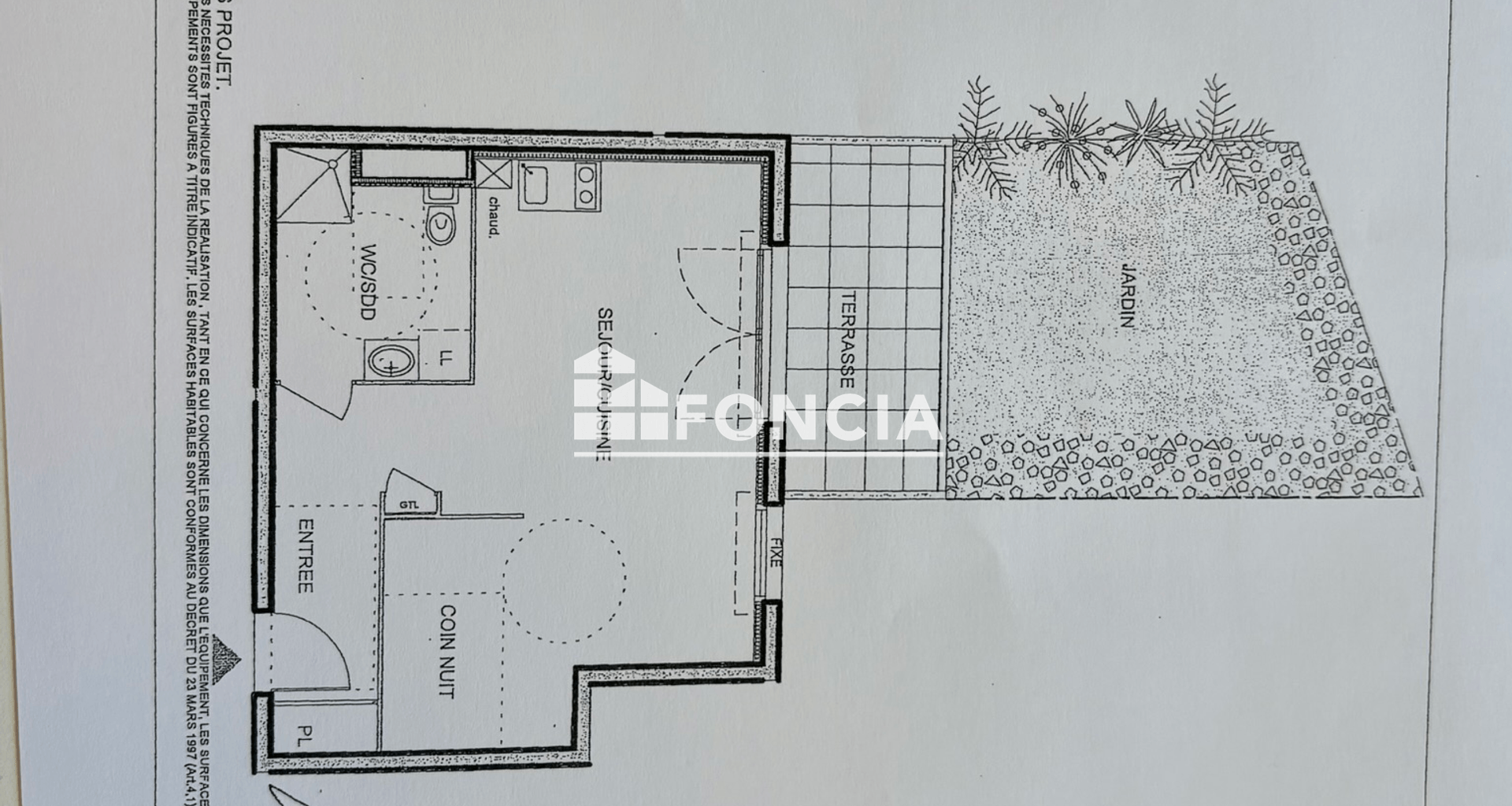 Studio (37 m²) à vendre - Chevigny-saint-sauveur (21800)