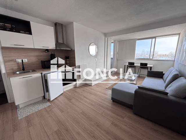 Appartement meublé 2 pièces (29.39 m²) à louer - Port Leucate (11370)