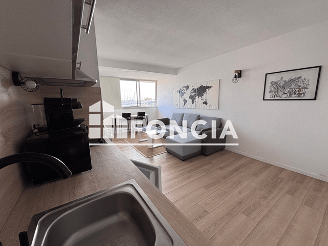 Appartement meublé 2 pièces (29.39 m²) à louer - Port Leucate (11370)