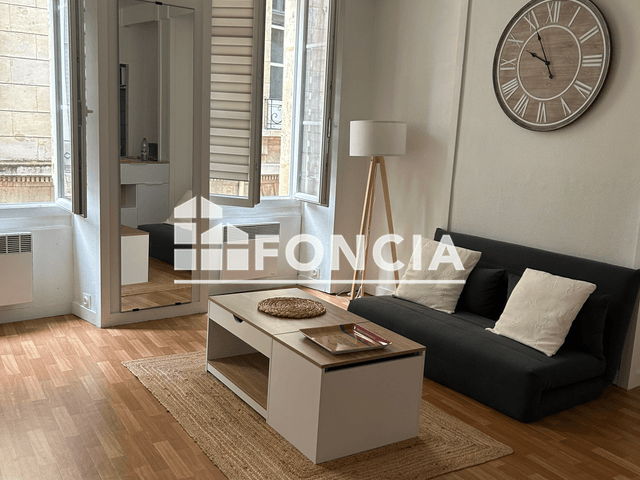 Appartement meublé 2 pièces (36.78 m²) à louer - Bordeaux (33000)