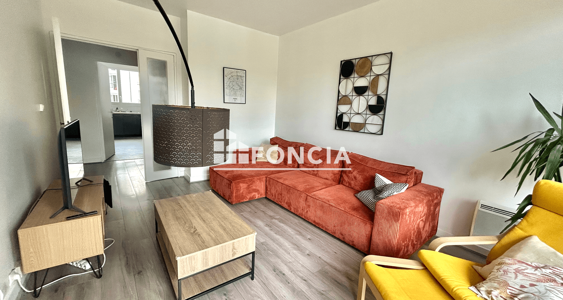 Appartement meublé 3 pièces (65 m²) à louer - Boulogne-billancourt (92100)