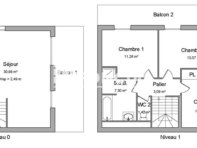 Appartement 4 pièces (94.97 m²) à louer - Rouen (76100)