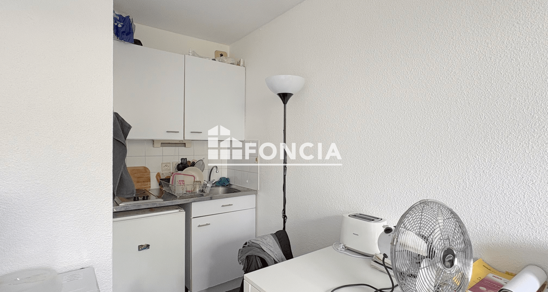 Studio meublé (17.61 m²) à louer - Villeurbanne (69100)