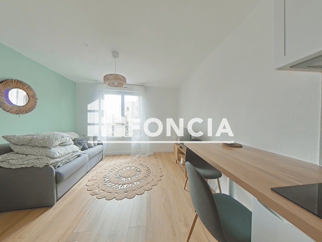 Studio meublé (19.28 m²) à louer - Rouen (76100)