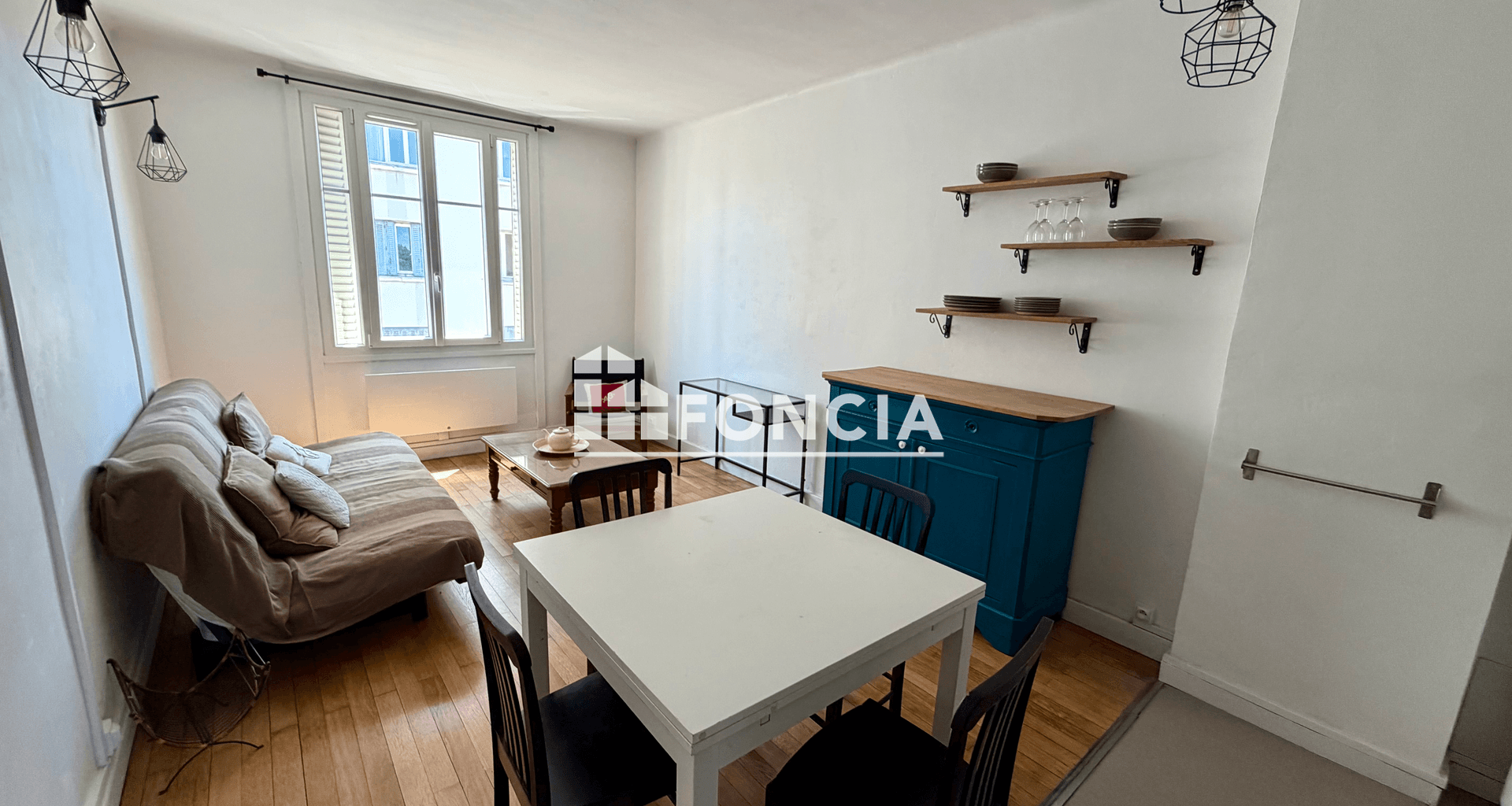 Appartement meublé 3 pièces (47.25 m²) à louer - Villeurbanne (69100)