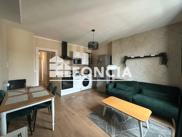 Appartement meublé 4 pièces (62.7 m²) à louer - Rouen (76100)