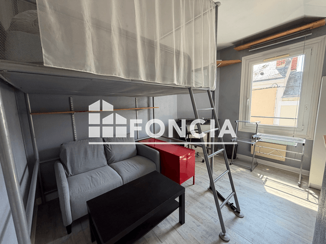 Studio meublé (17.04 m²) à louer - Tours (37000)
