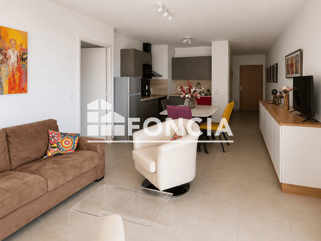 Appartement meublé 2 pièces (45.92 m²) à louer - Evian Les Bains (74500)