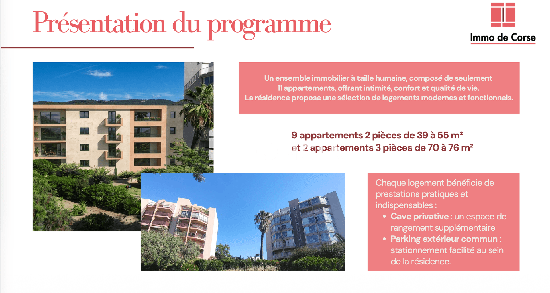Appartement 2 pièces (54.7 m²) à vendre - Ajaccio (20090)
