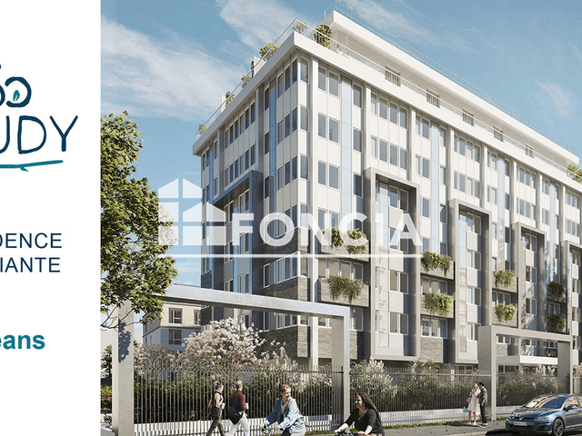 Appartement meublé 2 pièces (34.34 m²) à louer - Orleans (45100)