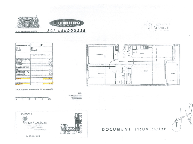 Appartement 3 pièces (68.19 m²) à louer - Bourgoin Jallieu (38300)