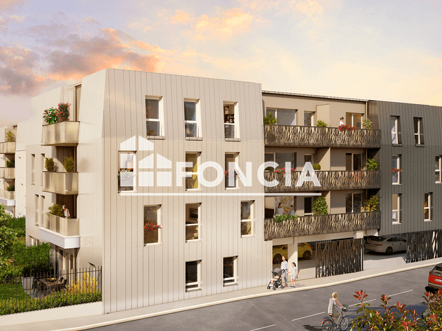 Appartement 3 pièces (60.8 m²) à louer - Deville Les Rouen (76250)