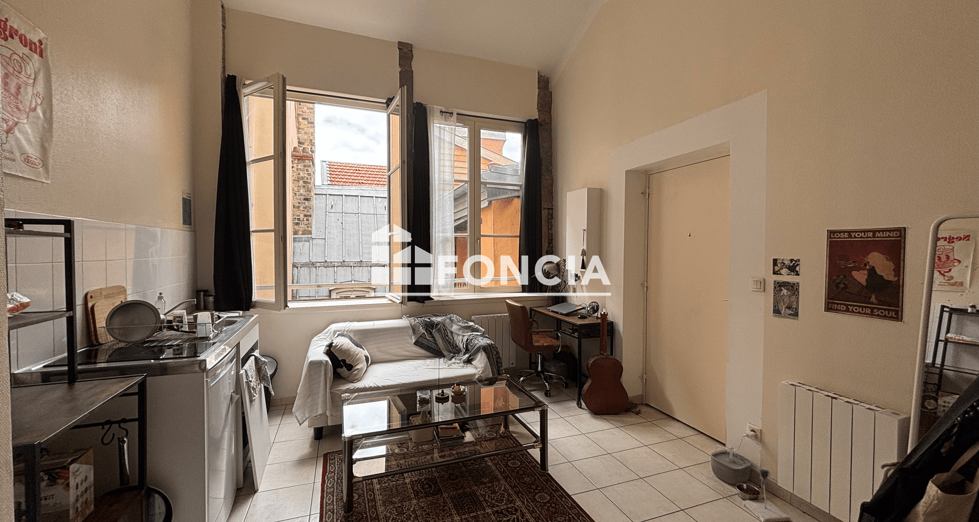 Studio (19.54 m²) à louer - Lyon 1ᵉʳ (69001)