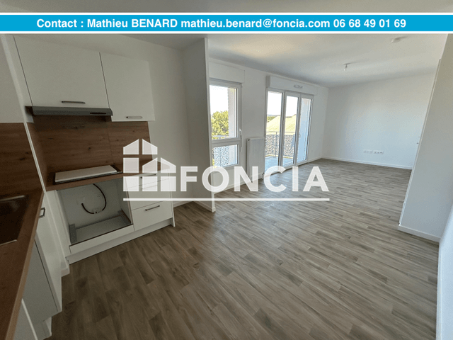 Appartement 2 pièces (47.3 m²) à louer - Saint Aubin Les Elbeuf (76410)