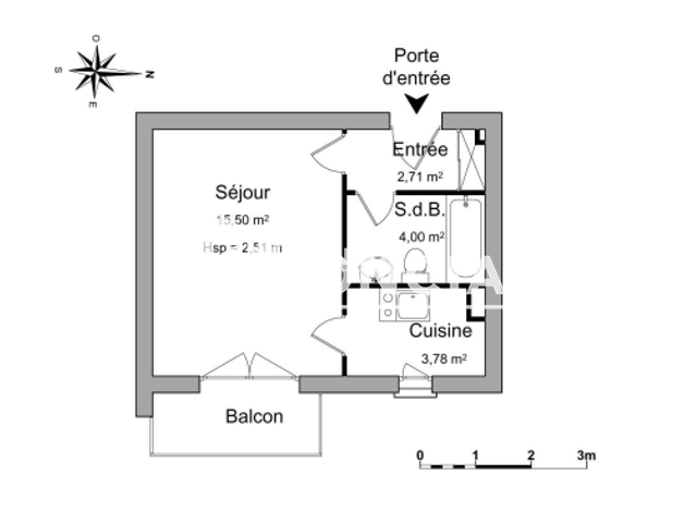 Studio (25.99 m²) à louer - Chartres (28000)