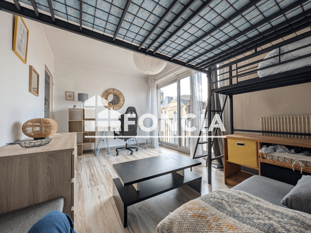 Studio meublé (31.37 m²) à louer - Rouen (76100)