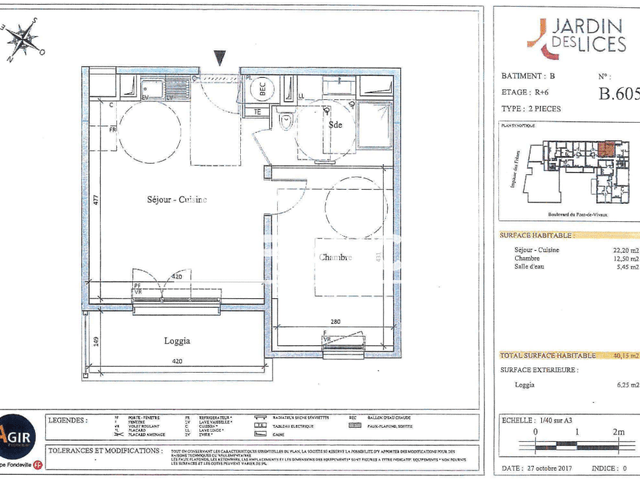 Appartement 2 pièces (40.15 m²) à louer - Marseille 10ᵉ (13010)