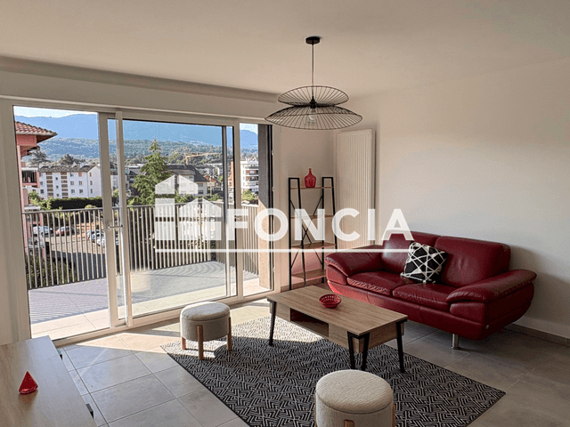 Appartement meublé 3 pièces (60.29 m²) à louer - Thonon Les Bains (74200)