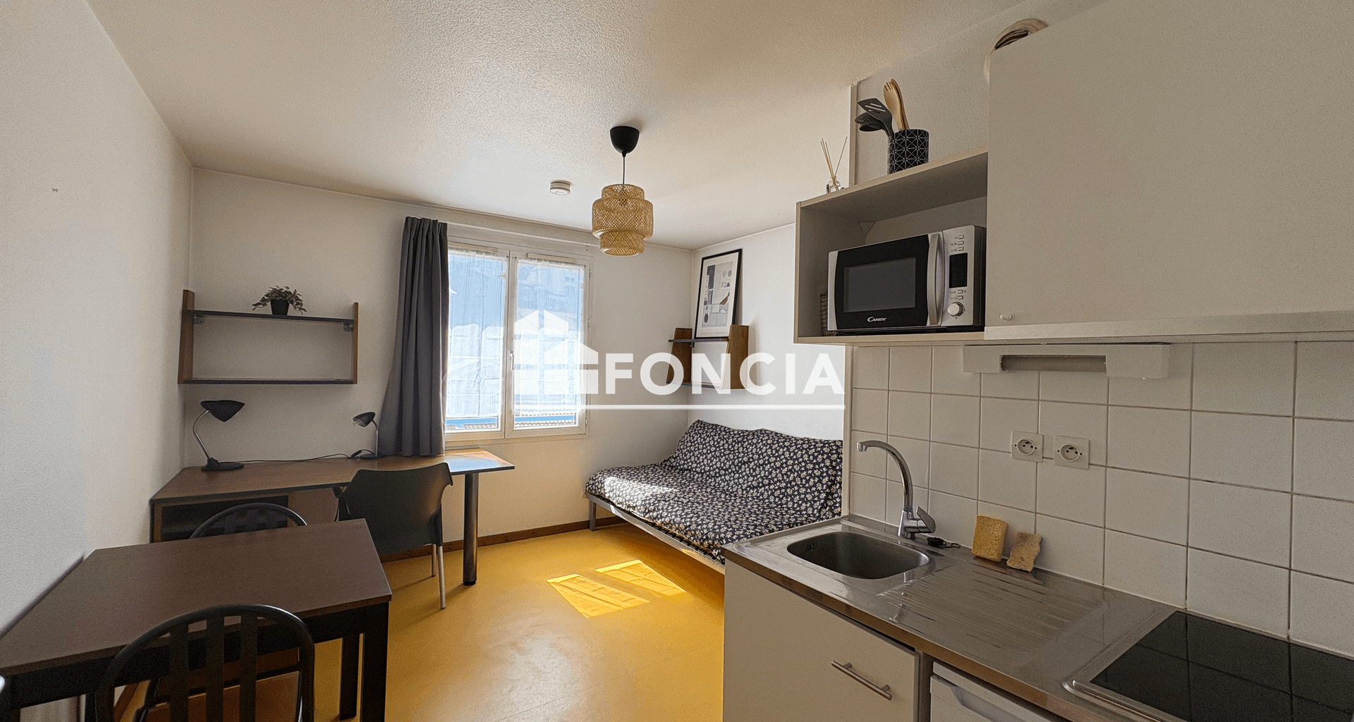 Studio meublé (19.7 m²) à louer - Saint-étienne (42000)