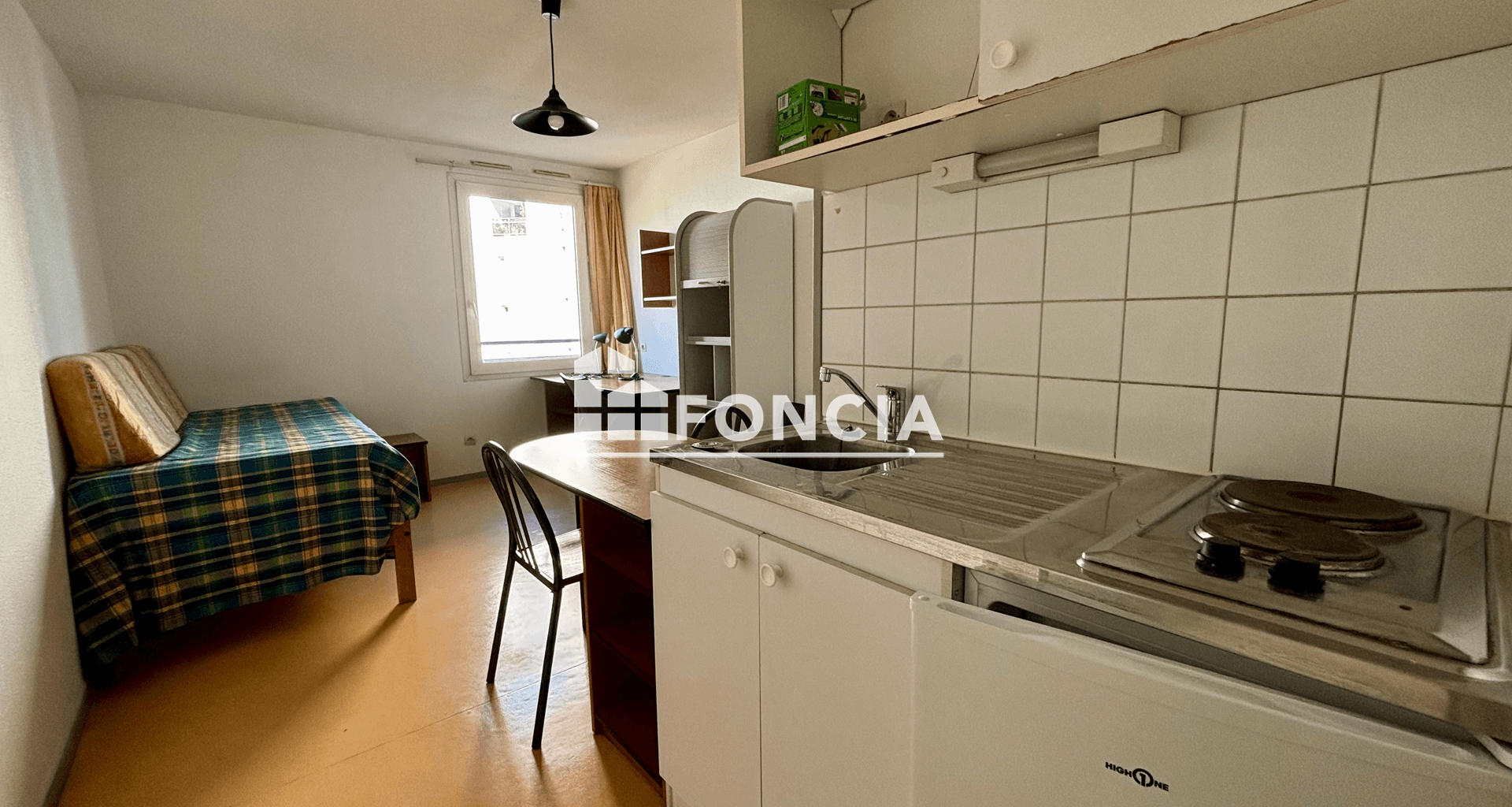 Studio meublé (19 m²) à louer - Villeurbanne (69100)