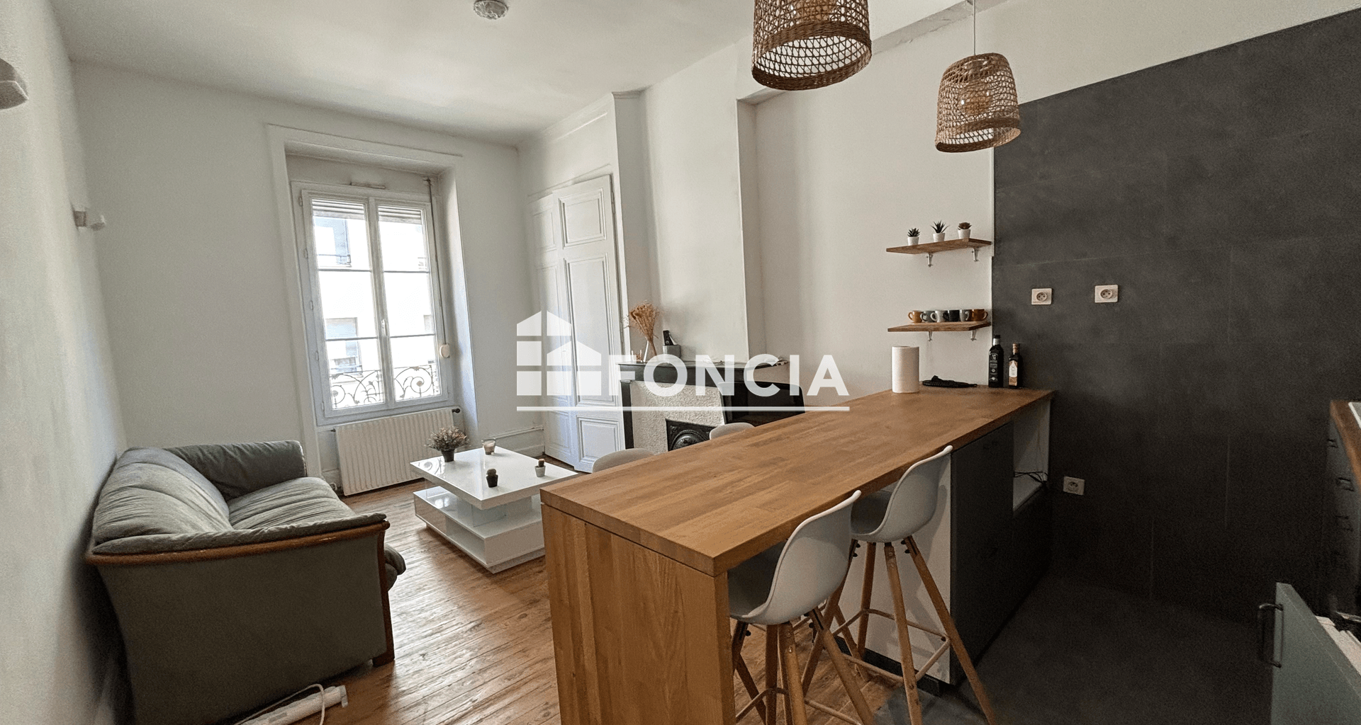 Appartement meublé 2 pièces (38.39 m²) à louer - Lyon 9ᵉ (69009)