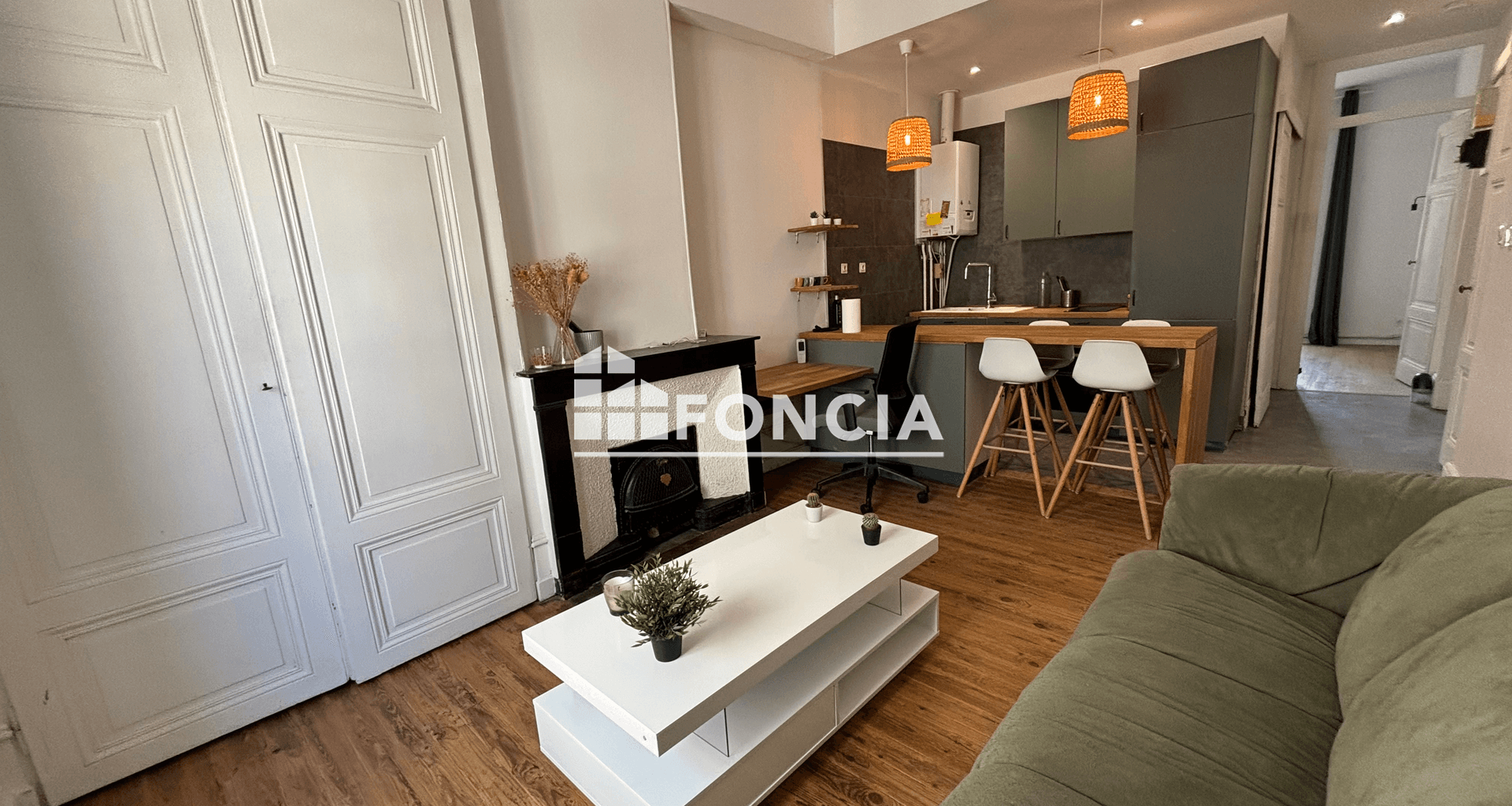 Appartement meublé 2 pièces (38.39 m²) à louer - Lyon 9ᵉ (69009)