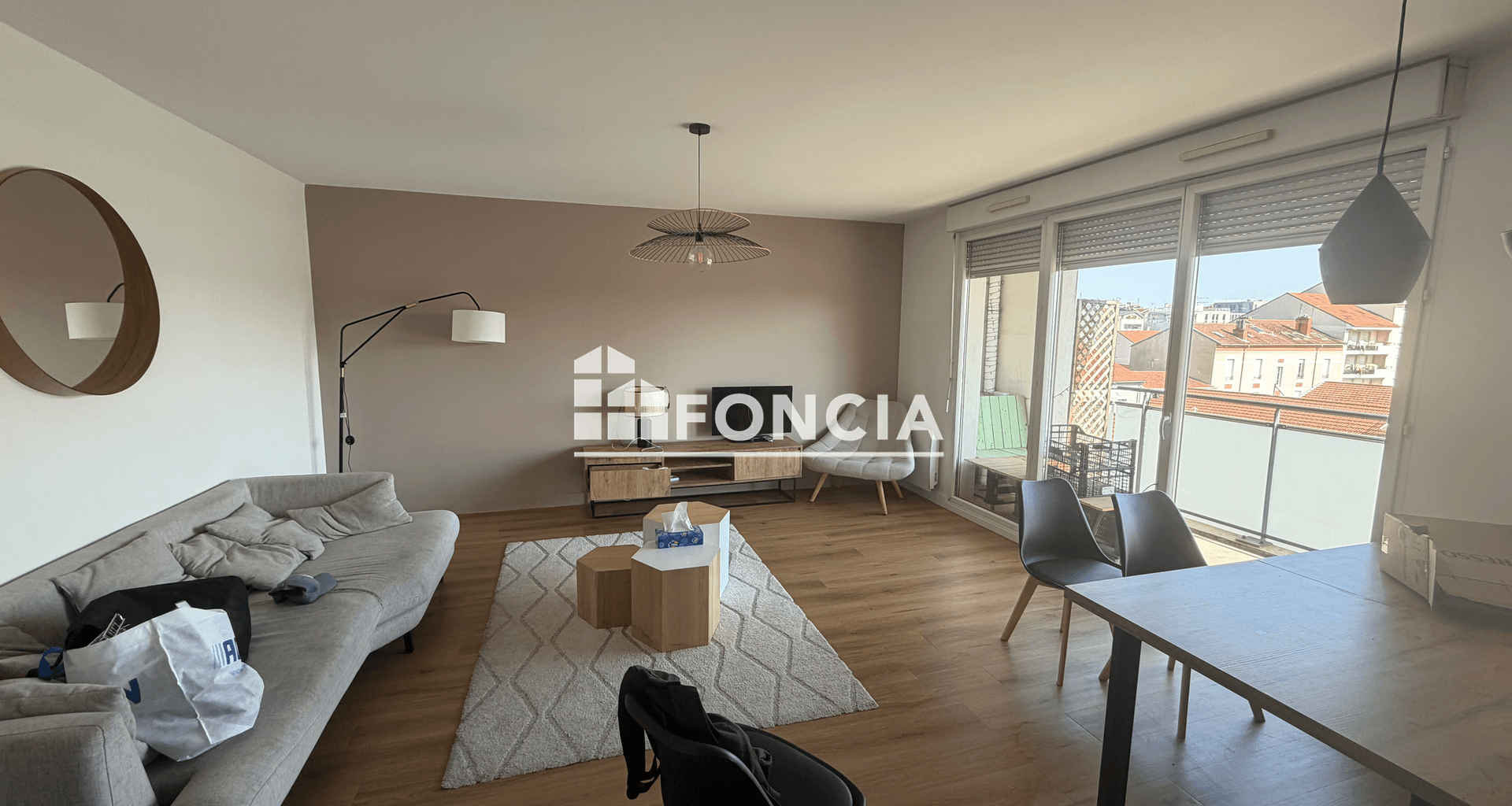 Appartement meublé 3 pièces (66.07 m²) à louer - Villeurbanne (69100)