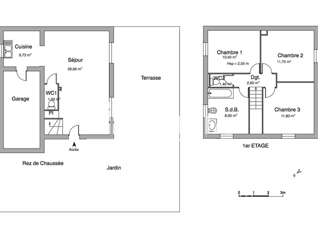 Maison 4 pièces (84.63 m²) à louer - Toulon (83100)