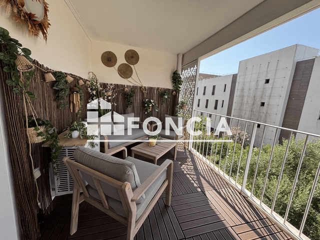 Appartement meublé 3 pièces (69.25 m²) à louer - Montpellier (34070)